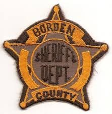 Borden County Sheriff's Department Badge
