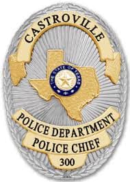 Castroville Police Department Badge