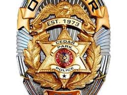 Cedar Park Police Department Badge