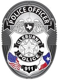 Cleburne Police Department Badge