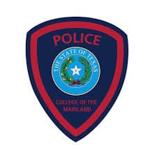 College Of The Mainland Police Department Badge