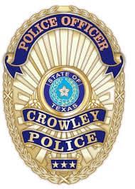Crowley Police Department Badge