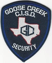 Goose Creek Consolidated Isd Police Department Badge