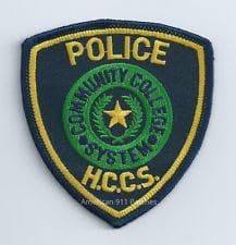 Houston Community College Police Department Badge
