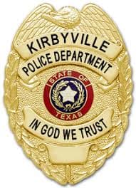 Kirbyville Police Department Badge
