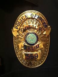 Krum Police Department Badge