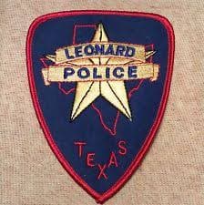 Leonard Police Department Badge