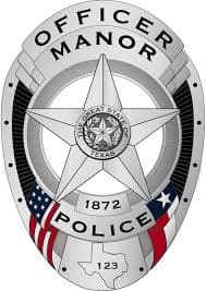 Manor Police Department Badge