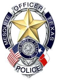 Mesquite Police Department Badge