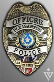 Pleasanton Police Department Badge