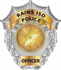 Rains Isd Police Department Badge