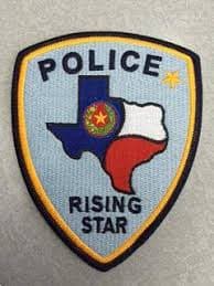 Rising Star Police Department Badge