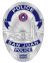 San Juan Police Department Badge