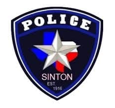 Sinton Police Department Badge