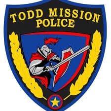 Todd Mission Police Department Badge