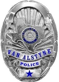Van Alstyne Police Department Badge