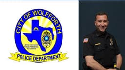 Wolfforth Police Department Badge