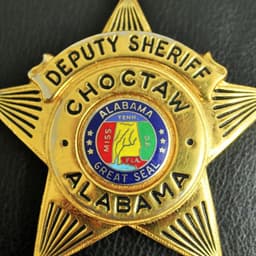 Choctaw County Sheriffs Department Badge