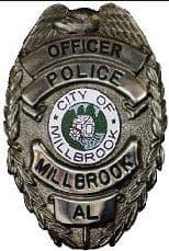 Millbrook Police Department Badge