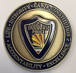 Douglas Police Department Badge
