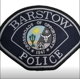 Barstow Police Department Badge