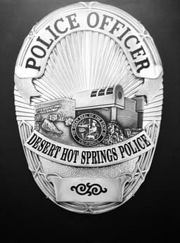 Desert Hot Springs Police Department Badge