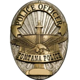 Fontana Police Department Badge