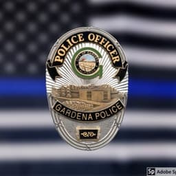 Gardena Police Department Badge