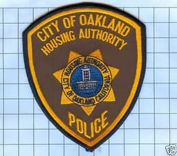 Oakland Housing Authority Police Department Badge