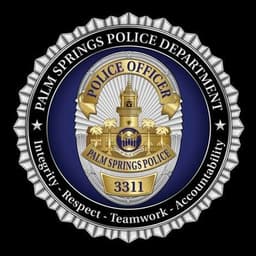 Palm Springs Police Department Badge
