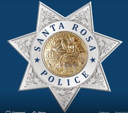 Santa Rosa Police Department Badge