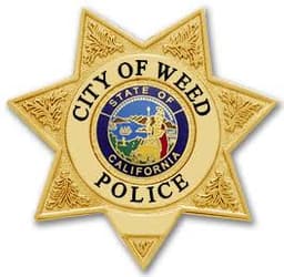 Weed Police Department Badge