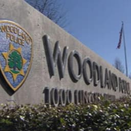 Woodland Police Department Badge