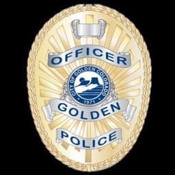 Golden Police Department Badge