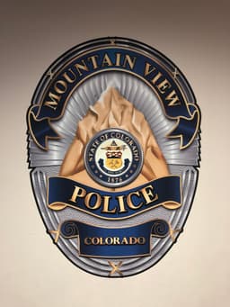 Mountain View Police Department Badge