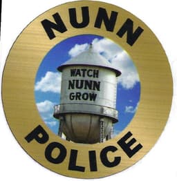 Nunn Police Department Badge