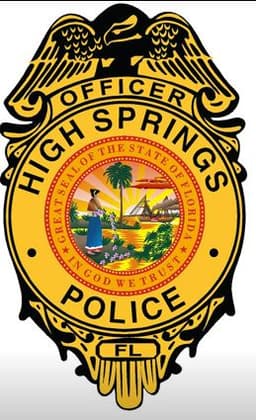 High Springs Police Department Badge