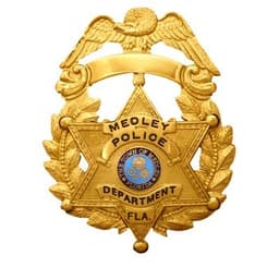 Medley Police Department Badge