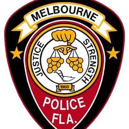 Melbourne Police Department Badge