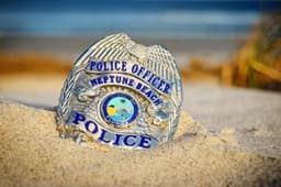 Neptune Beach Public Safety Department Badge