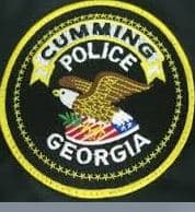 Cumming Police Department Badge