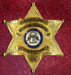 Schley County Sheriffs Office Badge