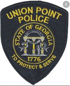 Union Point Police Department Badge
