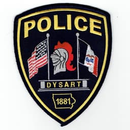 Dysart Police Department Badge