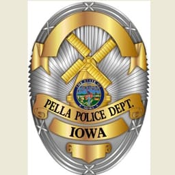 Pella Police Department Badge