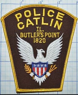 Catlin Police Department Badge