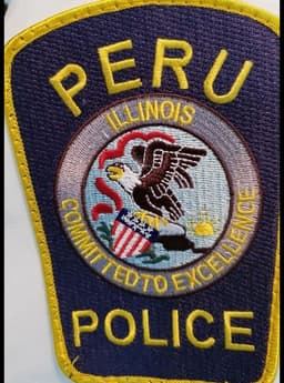 Peru Police Department Badge