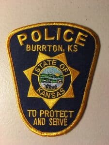 Burrton Police Department Badge