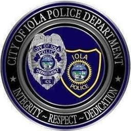Iola Police Department Badge