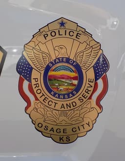 Osage City Police Department Badge